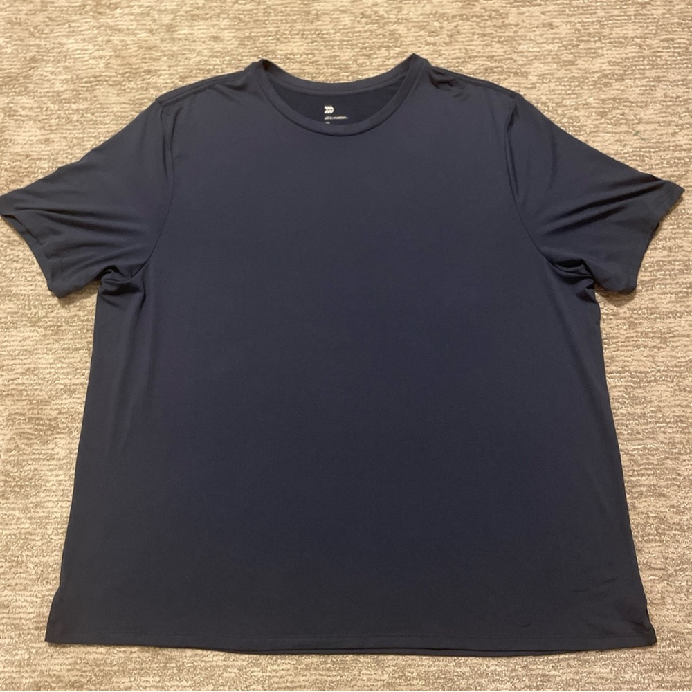 All In Motion Men's Athletic TShirt Short Sleeve Quick Dry Blue Size XXL 2XL